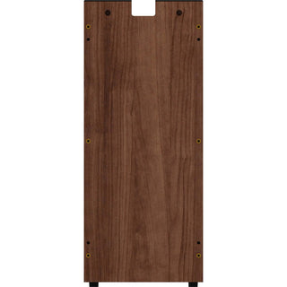 Lorell Essentials Series Credenza Half Leg - 12" x 1"28.5" - Material: Metal - Finish: Walnut Laminate