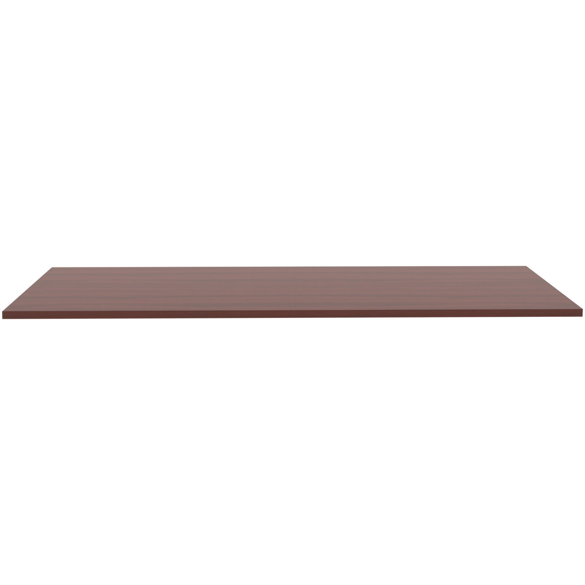 lorell-relevance-series-tabletop-for-table-toprectangle-top-contemporary-style-adjustable-height-x-72-table-top-width-x-30-table-top-depth-x-1-table-top-thickness-assembly-required-mahogany-laminated-1-each_llr34405 - 2