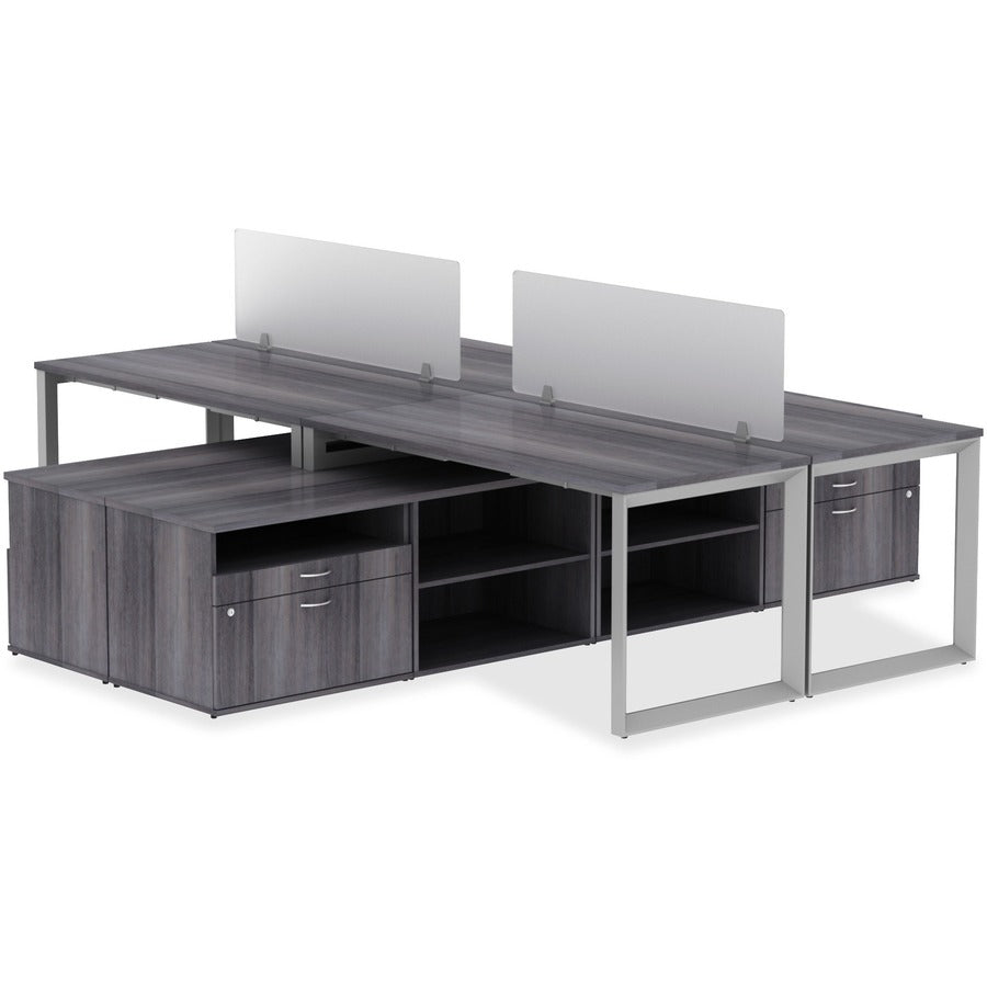 Lorell Relevance Series Tabletop - For - Table TopRectangle Top - Contemporary Style - Adjustable Height x 72" Table Top Width x 30" Table Top Depth x 1" Table Top Thickness - Assembly Required - Mahogany, Laminated - 1 Each