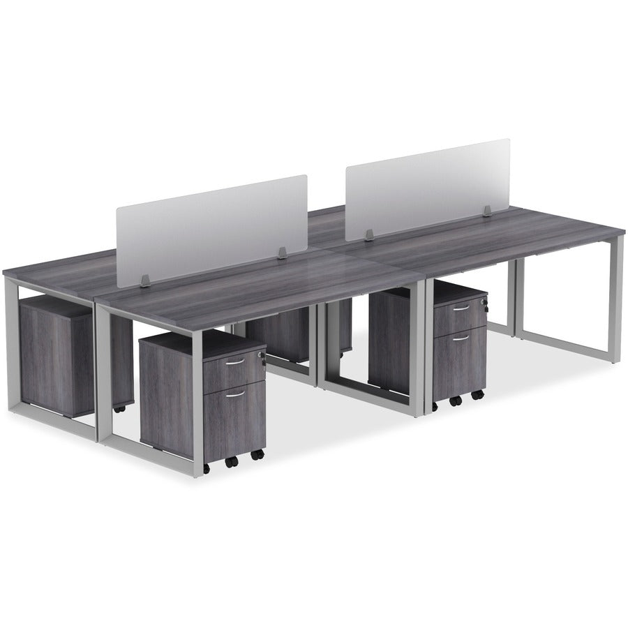 Lorell Relevance Series Tabletop - For - Table TopWalnut Rectangle, Laminated Top - Adjustable Height x 72" Table Top Width x 30" Table Top Depth x 1" Table Top Thickness - Assembly Required - 1 Each