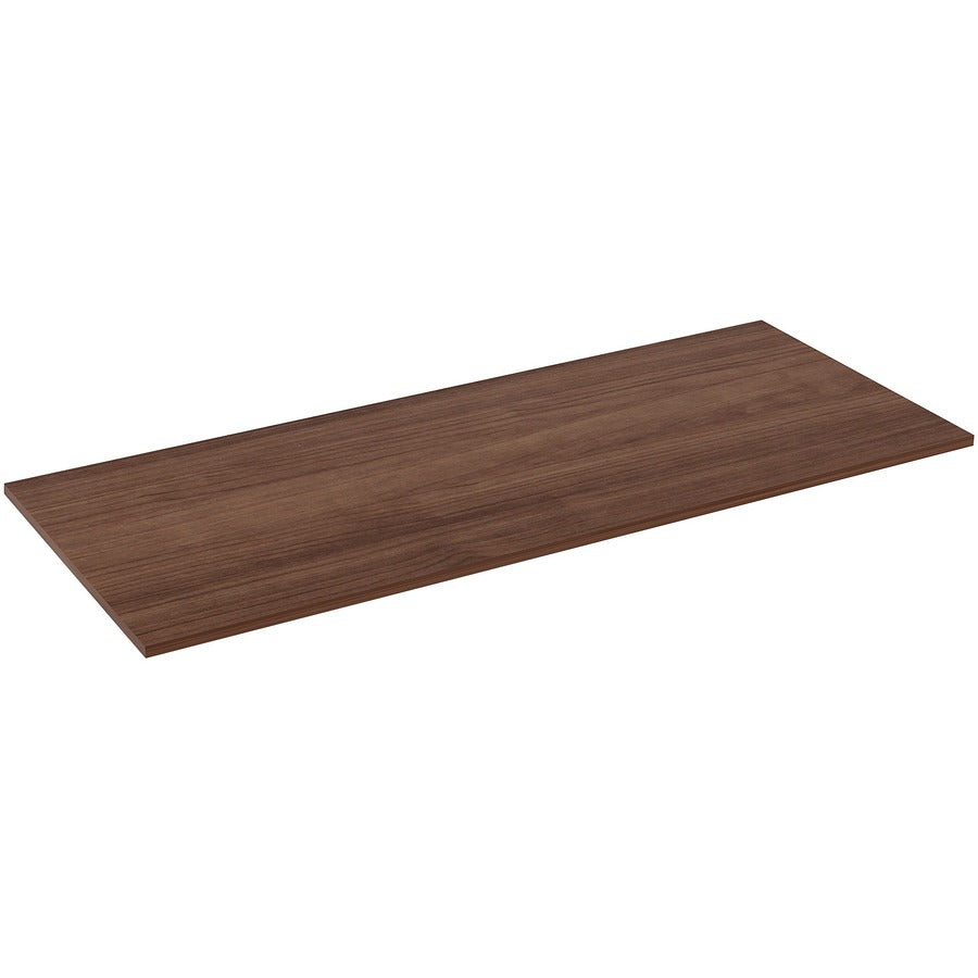 Lorell Relevance Series Tabletop - For - Table TopWalnut Rectangle, Laminated Top - Adjustable Height x 72" Table Top Width x 30" Table Top Depth x 1" Table Top Thickness - Assembly Required - 1 Each