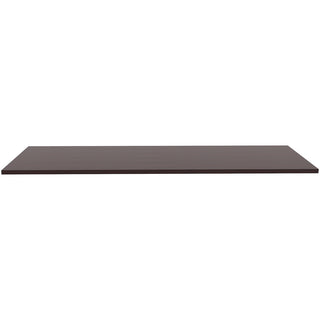 Lorell Training Tabletop - For - Table TopEspresso Rectangle, Laminated Top - Adjustable Height x 72" Table Top Width x 30" Table Top Depth x 1" Table Top Thickness - Assembly Required - 1 Each - 