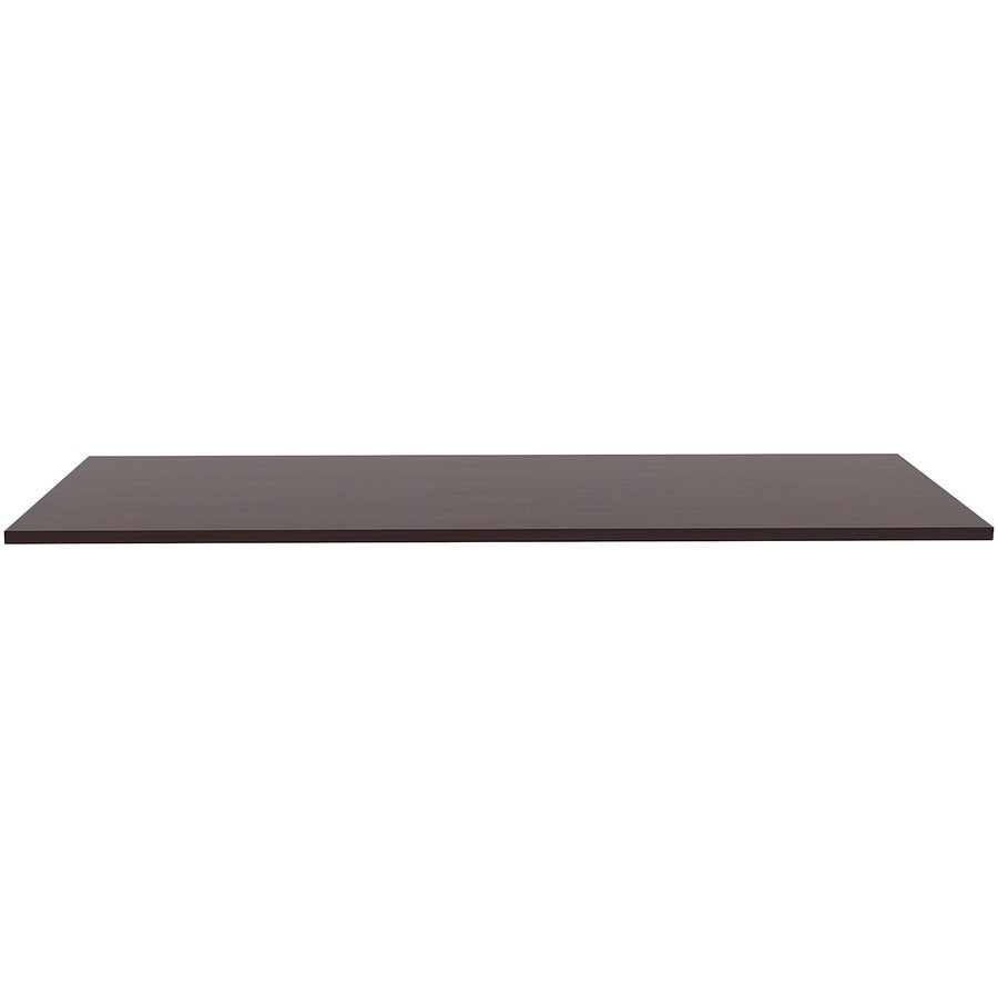Lorell Training Tabletop - For - Table TopEspresso Rectangle, Laminated Top - Adjustable Height x 72" Table Top Width x 30" Table Top Depth x 1" Table Top Thickness - Assembly Required - 1 Each