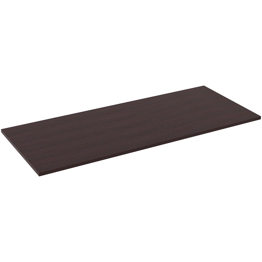Lorell Training Tabletop - For - Table TopEspresso Rectangle, Laminated Top - Adjustable Height x 72" Table Top Width x 30" Table Top Depth x 1" Table Top Thickness - Assembly Required - 1 Each