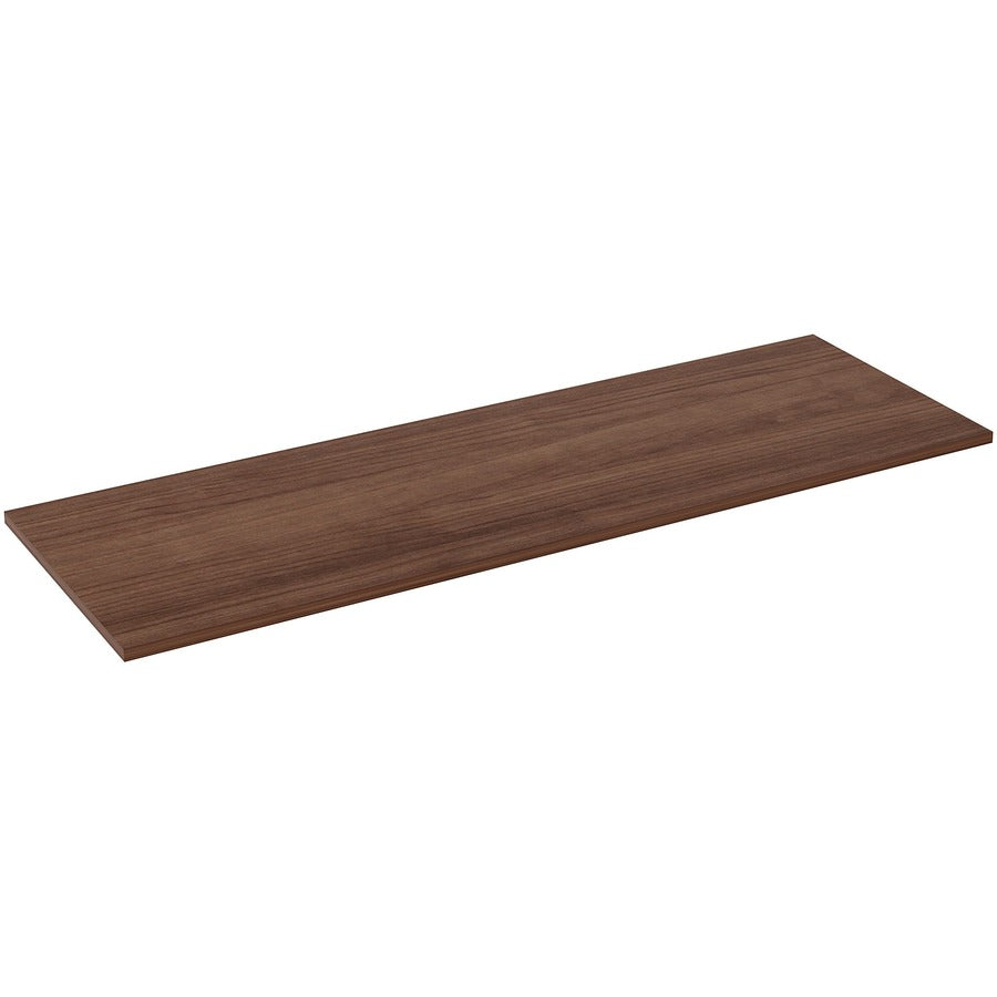 Lorell Relevance Series Tabletop - For - Table TopWalnut Rectangle, Laminated Top - Adjustable Height x 24" Table Top Width x 72" Table Top Depth x 1" Table Top Thickness - Assembly Required - 1 Each