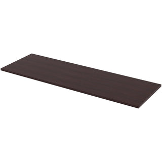 Lorell Training Tabletop - For - Table TopEspresso Rectangle, Laminated Top - Adjustable Height x 72" Table Top Width x 24" Table Top Depth x 1" Table Top Thickness - Assembly Required - 1 Each