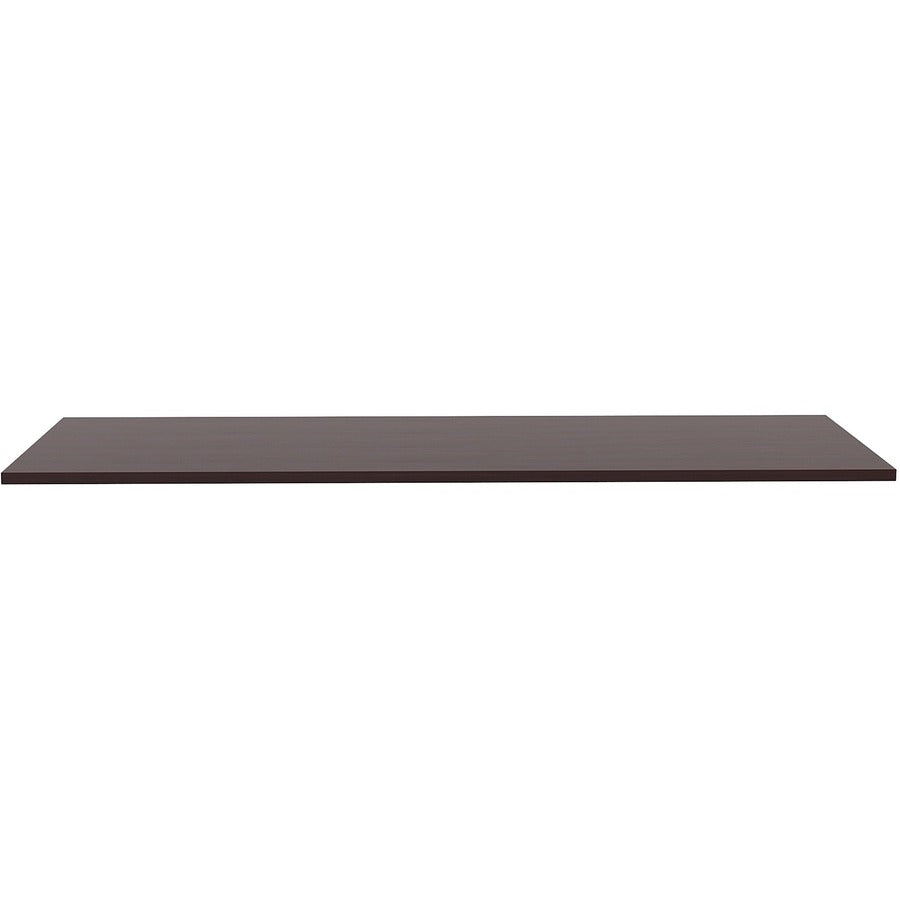 Lorell Training Tabletop - For - Table TopEspresso Rectangle, Laminated Top - Adjustable Height x 72" Table Top Width x 24" Table Top Depth x 1" Table Top Thickness - Assembly Required - 1 Each