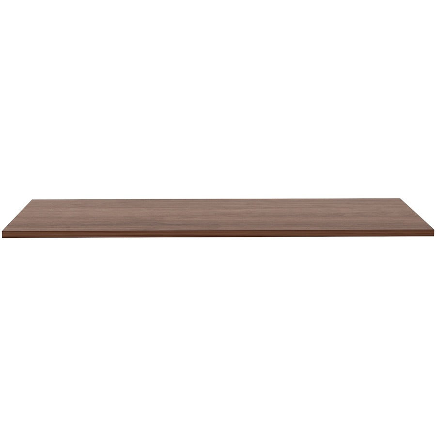 Lorell Relevance Series Tabletop - For - Table TopWalnut Rectangle, Laminated Top - Adjustable Height x 24" Table Top Width x 60" Table Top Depth x 1" Table Top Thickness - Assembly Required - 1 Each