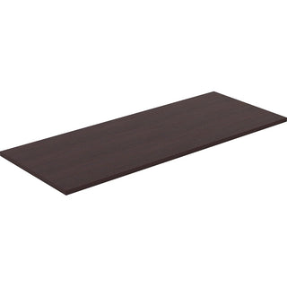 Lorell Training Tabletop - For - Table TopEspresso Rectangle, Laminated Top - 60" Table Top Length x 24" Table Top Width x 1" Table Top Thickness - Assembly Required - 1 Each
