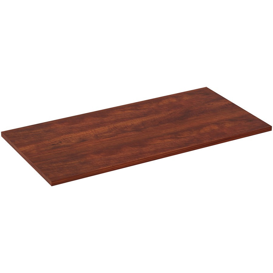 Lorell Training Tabletop - For - Table TopCherry Rectangle, Laminated Top - 48" Table Top Length x 24" Table Top Width x 1" Table Top Thickness - Assembly Required - 1 Each