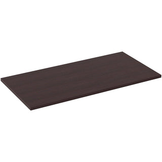 Lorell Training Tabletop - For - Table TopEspresso Rectangle, Laminated Top - Adjustable Height - 48" Table Top Length x 24" Table Top Width x 1" Table Top Thickness - Assembly Required - 1 Each