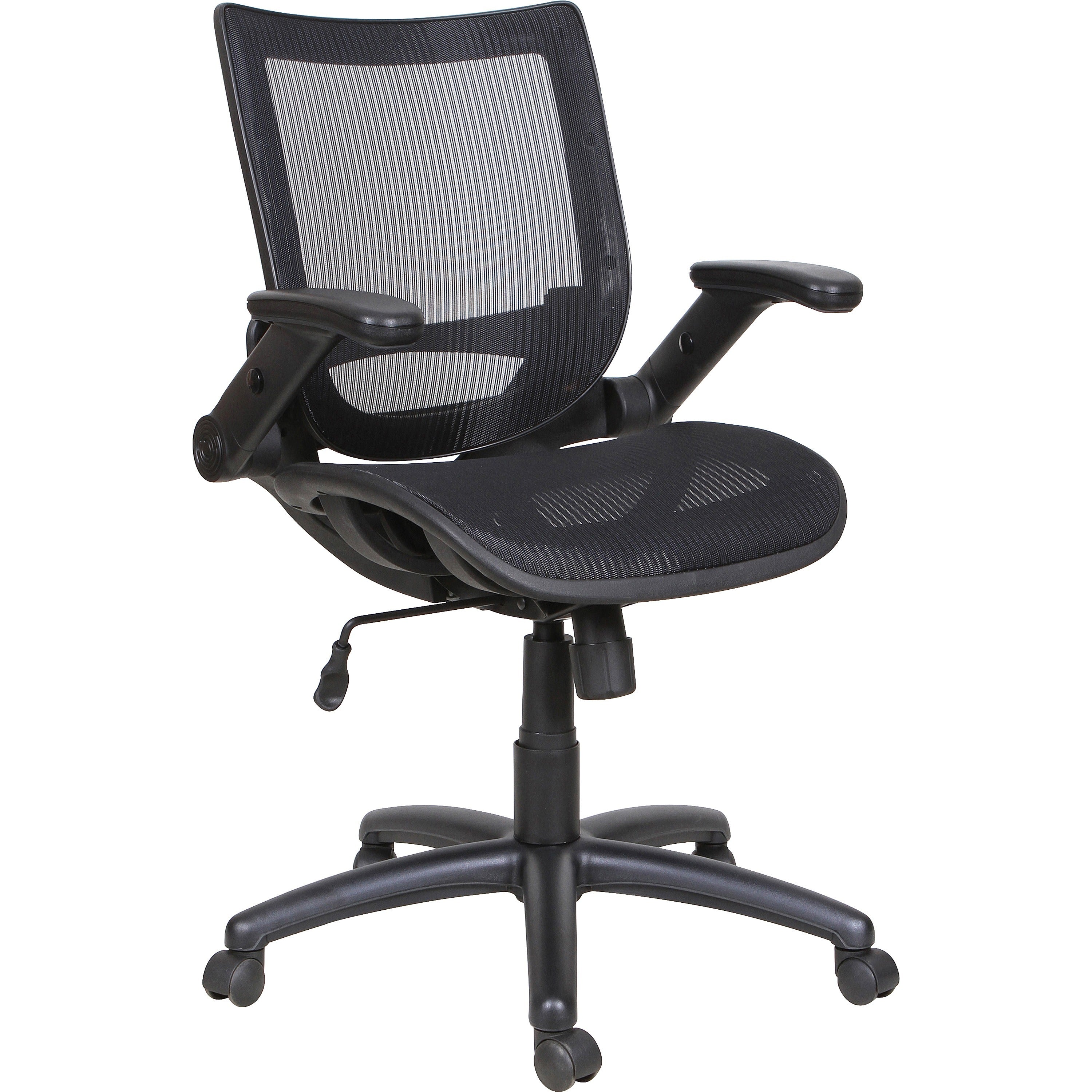 lorell-mid-back-task-chair-mid-back-black-armrest-1-each_llr60316 - 1