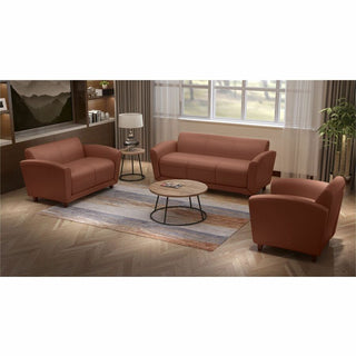 Lorell Accession Reception Sofa - 34.5" x 75" x 31.1" - 1 Each