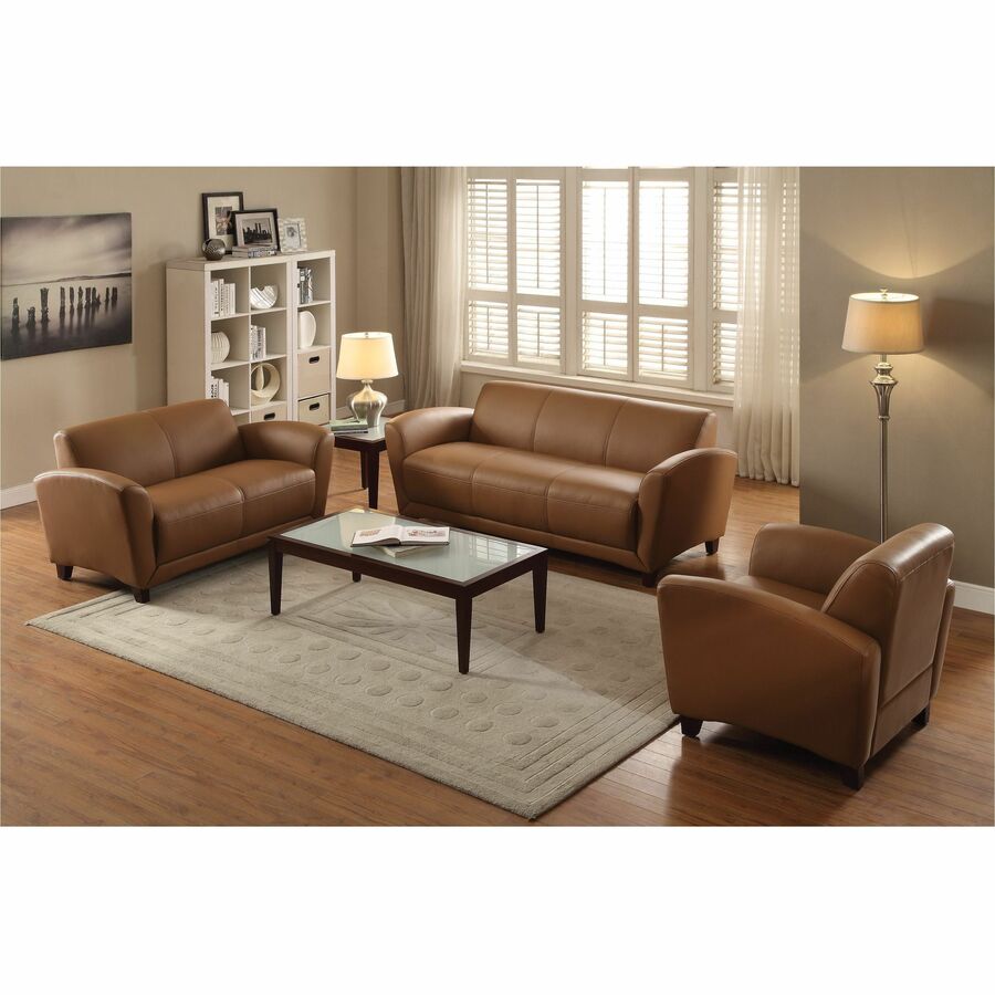 lorell-accession-club-chair-four-legged-base-tan-bonded-leather-armrest-1-each_llr68948 - 2