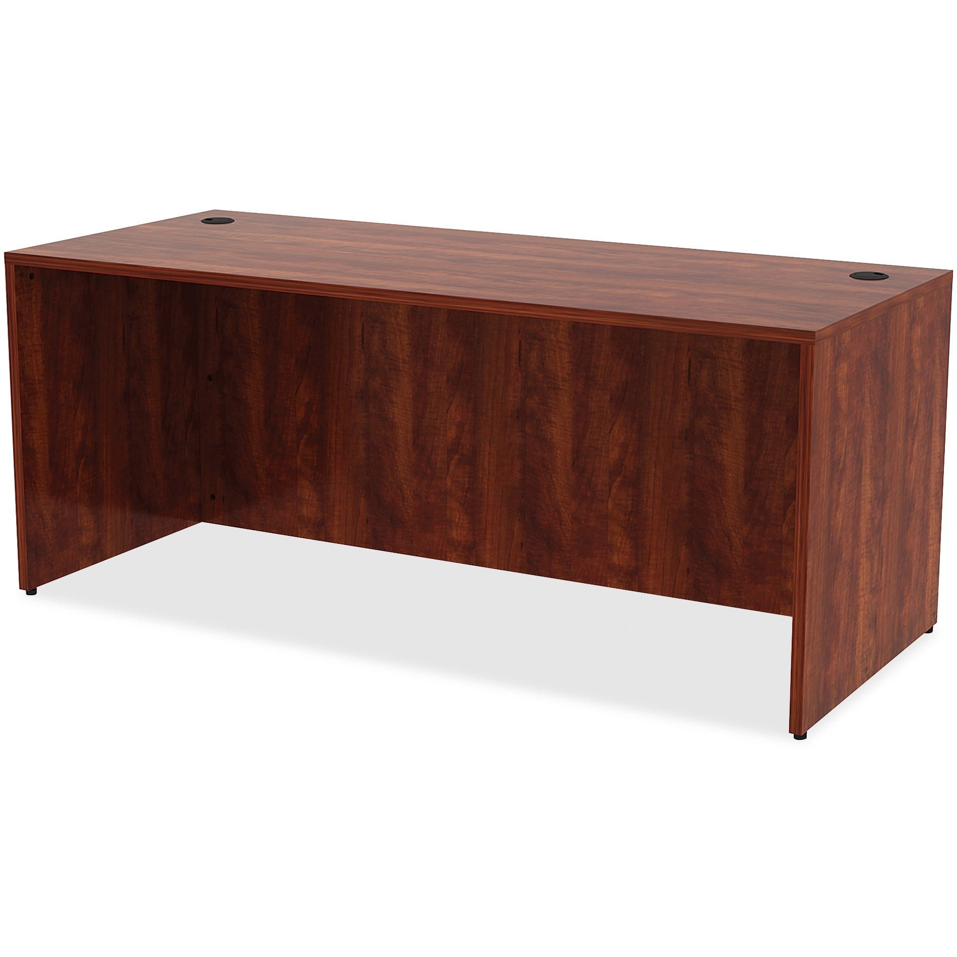 lorell-essentials-series-rectangular-desk-shell-72-x-30295-desk-01-edge-material-metal-finish-cherry-laminate_llr69534 - 3