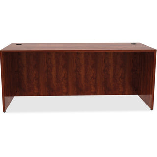 Lorell Essentials Series Rectangular Desk Shell - 72" x 30"29.5" Desk, 0.1" Edge - Material: Metal - Finish: Cherry Laminate