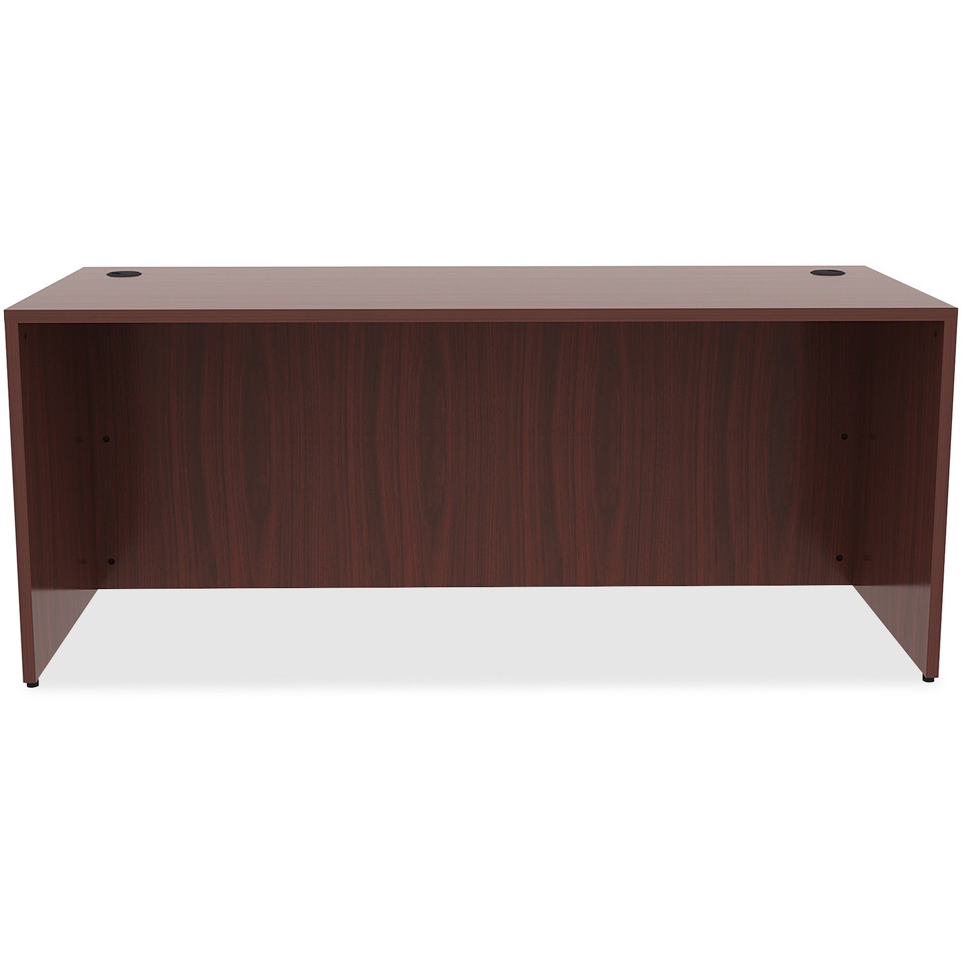 lorell-essentials-series-rectangular-desk-shell-72-x-30295-desk-01-edge-material-laminate-finish-mahogany_llr69535 - 2