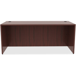 Lorell Essentials Series Rectangular Desk Shell - 72" x 30"29.5" Desk, 0.1" Edge - Material: Laminate - Finish: Mahogany