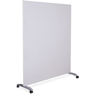 Lorell Mobile T-Foot Set With Casters - 2.4" Width x 1.5" Depth x 17.8" Height - Metal - Silver