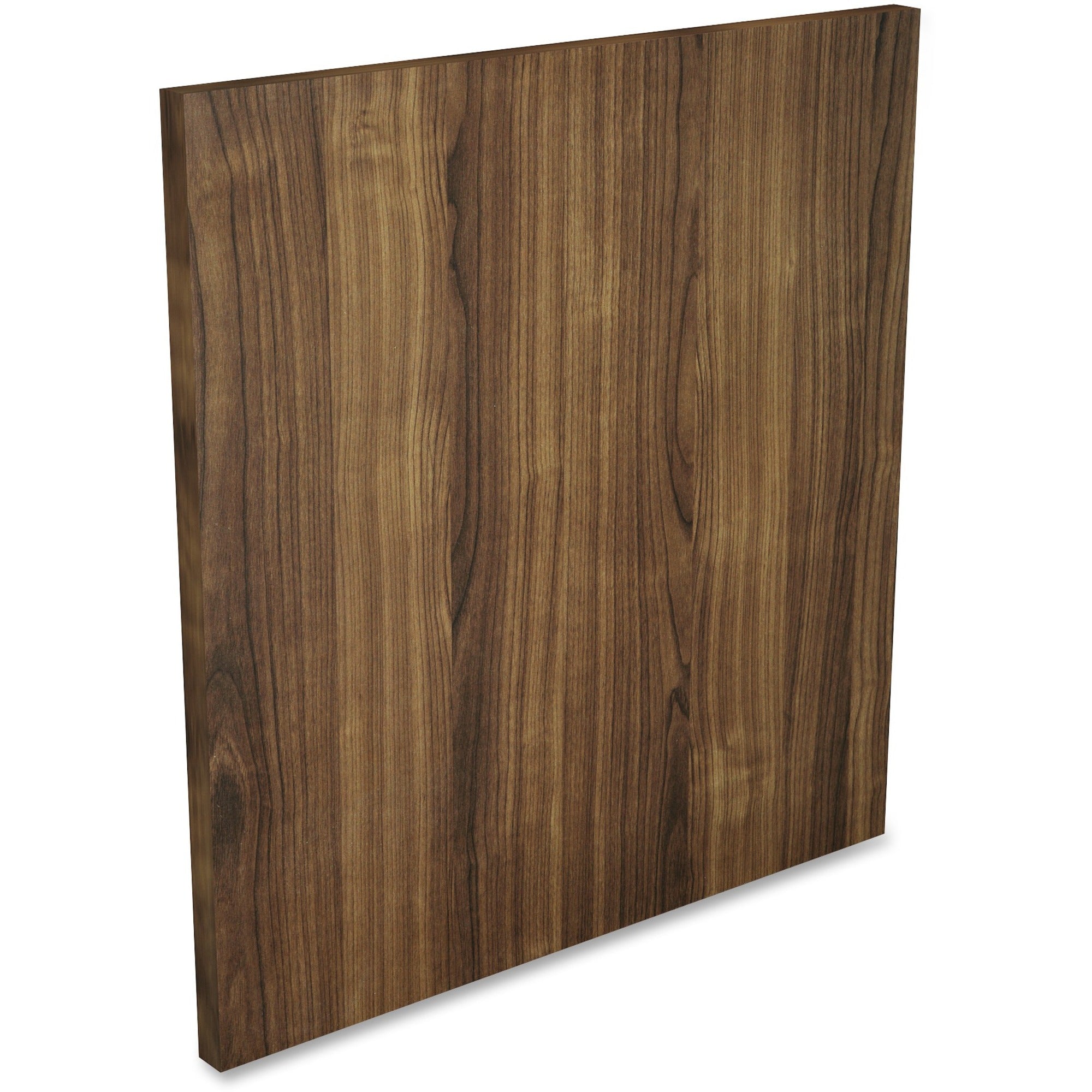 lorell-essentials-revelance-series-wall-mount-hutch-door-kit-7087-mil-thickness-wood-polyvinyl-chloride-pvc-walnut_llr69956 - 1