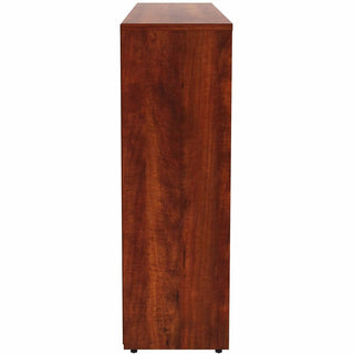 Lorell Laminate Bookcase - 3 Shelf(ves) - 36" Height x 36" Width x 12" Depth - Sturdy, Adjustable Feet, Adjustable Shelf - Thermofused Laminate (TFL) - Cherry - Laminate - 1 Each