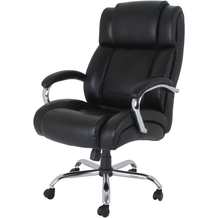 Lorell Big & Tall Chair with UltraCoil Comfort - Black - 1 Each