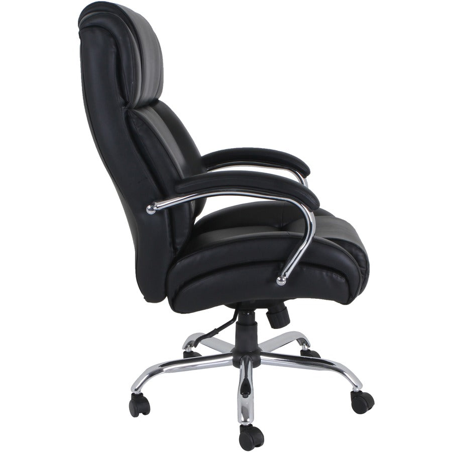 Lorell Big & Tall Chair with UltraCoil Comfort - Black - 1 Each