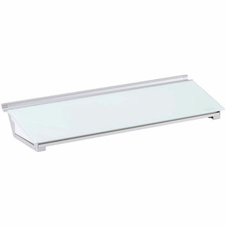 Glass Dry Erase Desktop Computer Pad, 18 x 6, White Surface