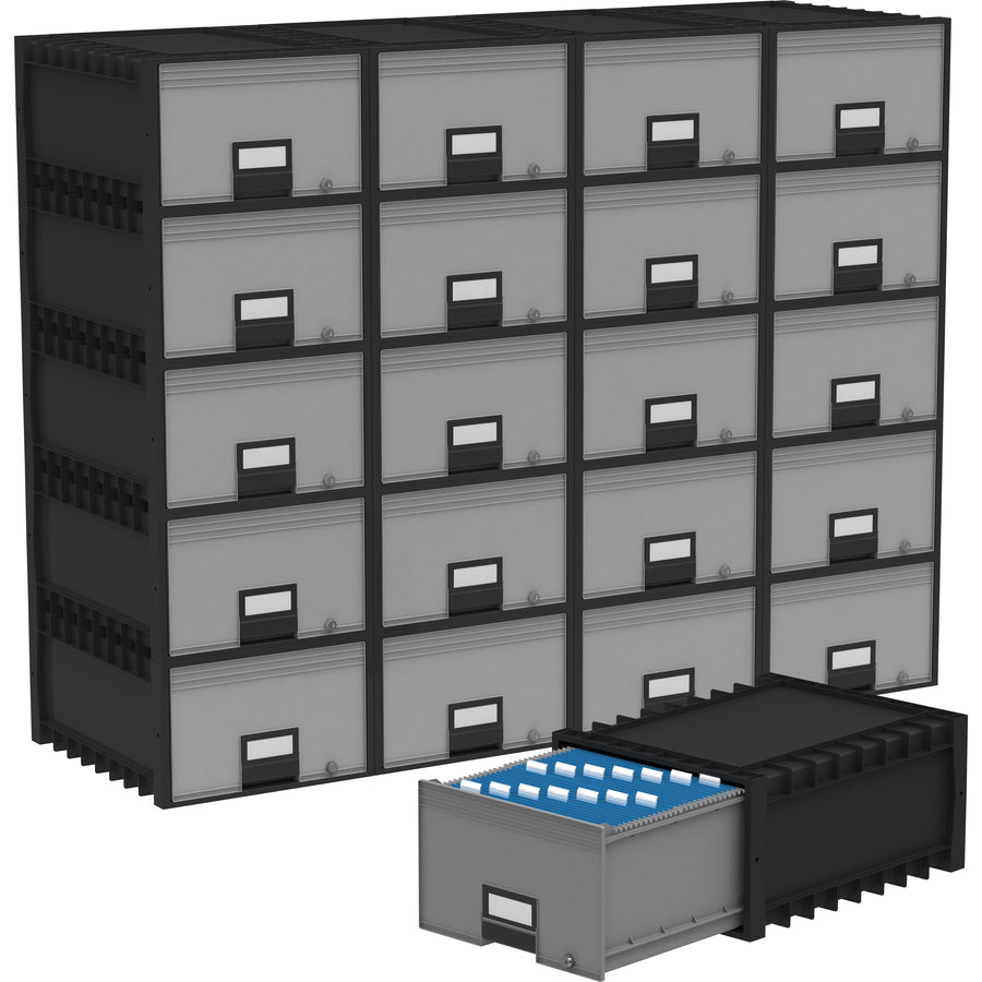 storex-archive-storage-box-external-dimensions-183-length-x-115-width-x-244-height-heavy-duty-stackable-black-gray-for-storage-recycled-1-each_stx61402u01c - 4