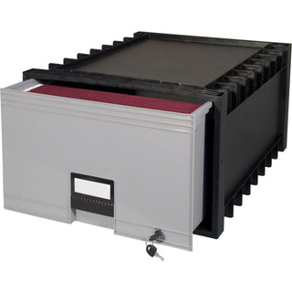 storex-archive-storage-box-external-dimensions-183-length-x-115-width-x-244-height-heavy-duty-stackable-black-gray-for-storage-recycled-1-each_stx61402u01c - 2