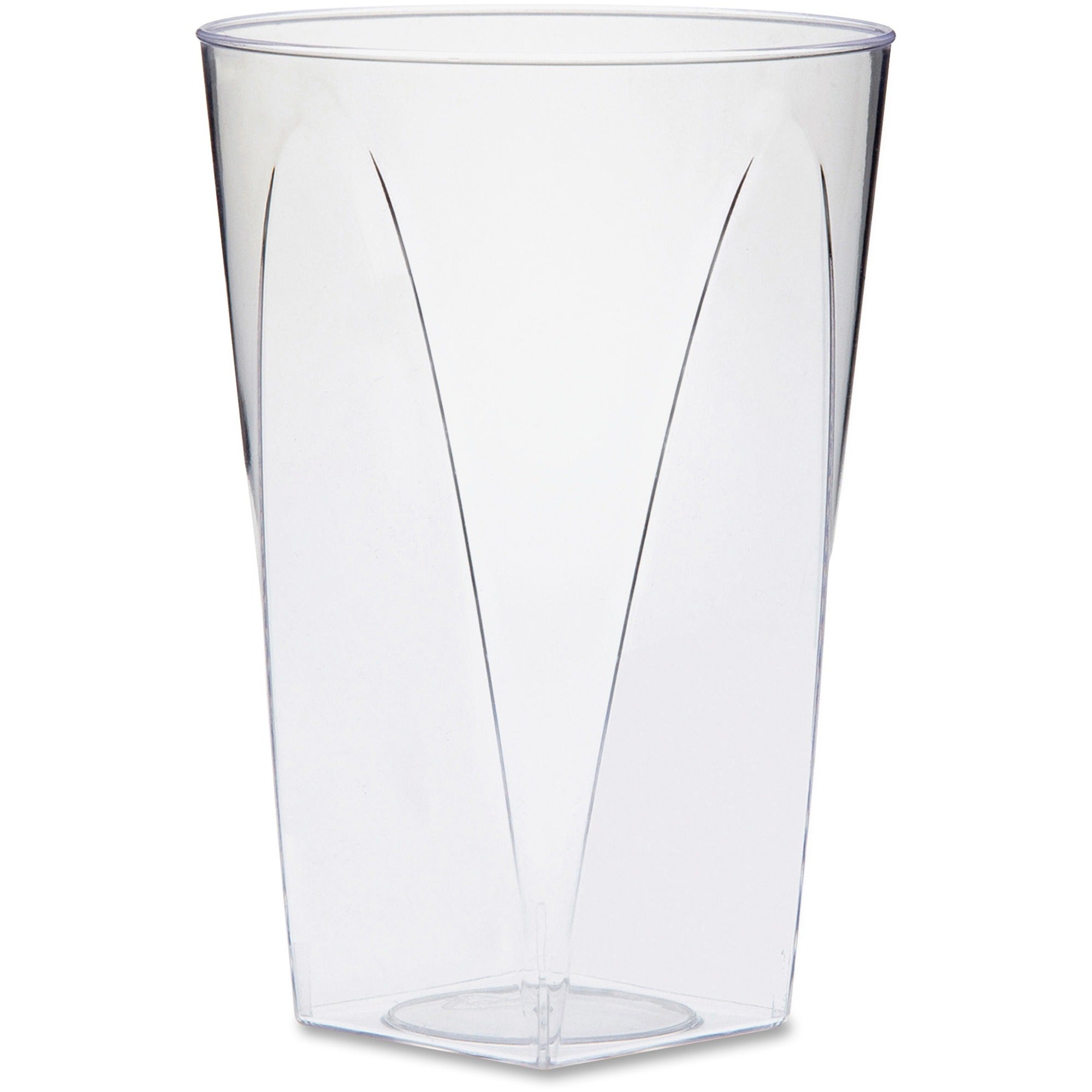 milan-trendy-tumblers-square-to-round-16-pack-clear-polystyrene-general-purpose_wnarsmt10151 - 1