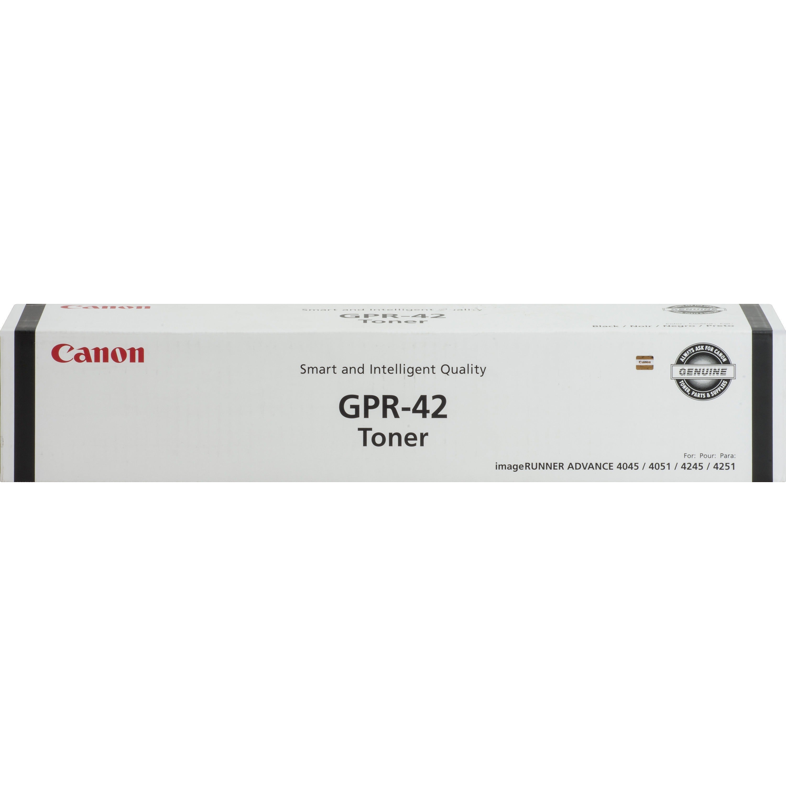 4791B003AA (GPR-42) Toner, 34,200 Page-Yield, Black