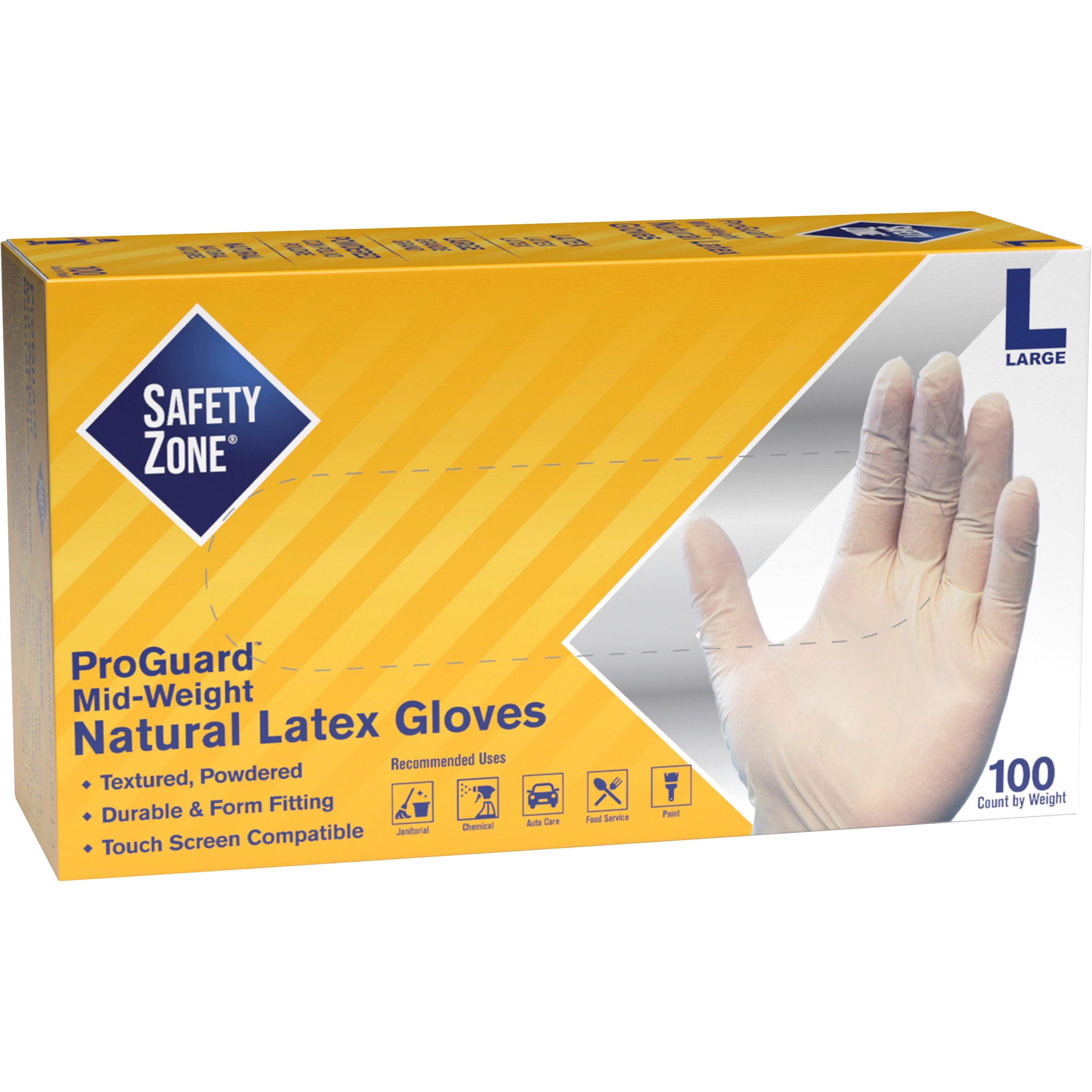 safety-zone-powdered-natural-latex-gloves-polymer-coating-large-size-natural-allergen-free-silicone-free-powdered-965-glove-length_szngrdrlg1t - 1