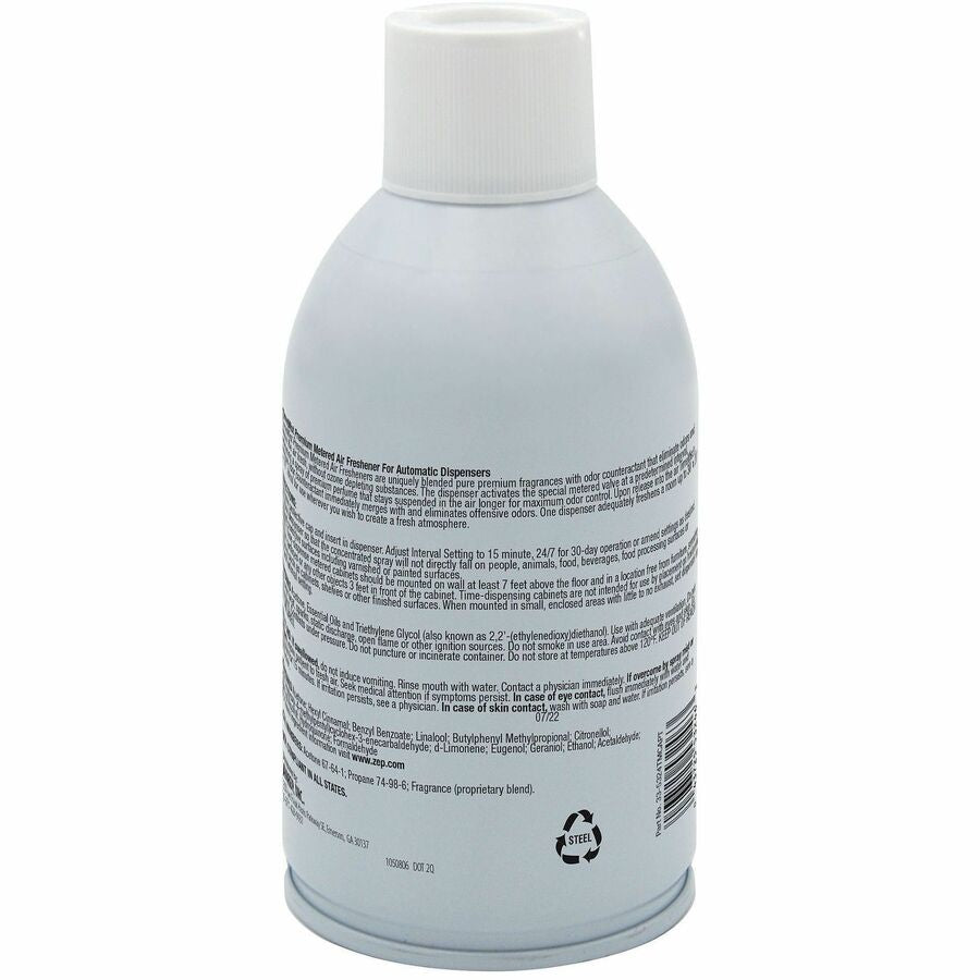 TimeMist Metered 30-Day Caribbean Waters Scent Refill - Spray - 6000 ft - 6.6 fl oz (0.2 quart) - Caribbean Waters - 30 Day - 12 / Carton - Long Lasting, Odor Neutralizer