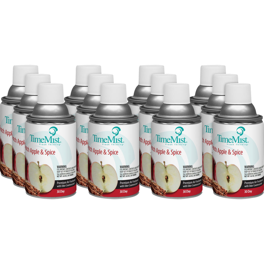 timemist-metered-30-day-dutch-apple-spice-scent-refill-spray-6000-ft-66-fl-oz-02-quart-dutch-apple-&-spice-30-day-12-carton-long-lasting-odor-neutralizer_tms1042818ct - 1