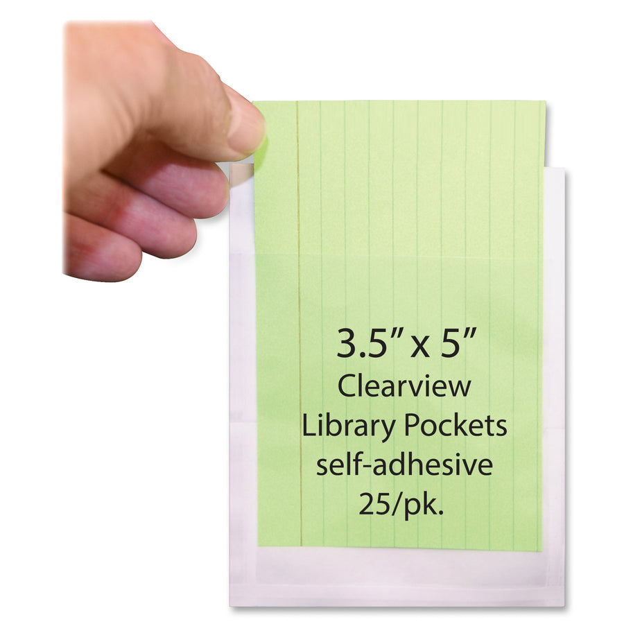 ashley-library-pockets-53-height-x-35-width-clear-25-pack_ash10408 - 2