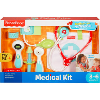 Fisher-Price - Plastic Play Medical Kit - 1 Each - 3 Year to 6 Year - Multi - Plastic