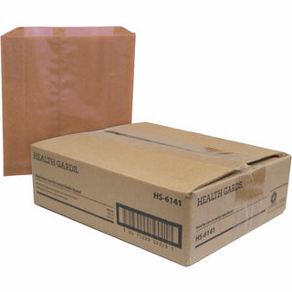Waxed Sanitary Napkin Disposal Liners, 9.25 x 0.3 x 10.45, Brown, 250/Carton