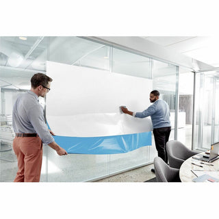Dry Erase Surface, 50 ft x 4 ft, White Surface