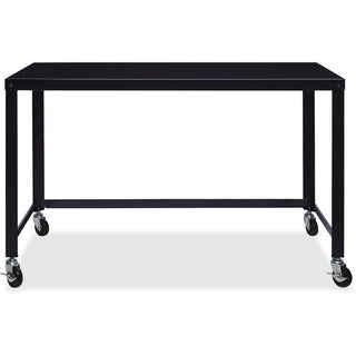 Lorell SOHO Personal Mobile Desk - For - Table TopRectangle Top x 48" Table Top Width x 23" Table Top Depth - 29.50" Height - Assembly Required - Black - 1 Each
