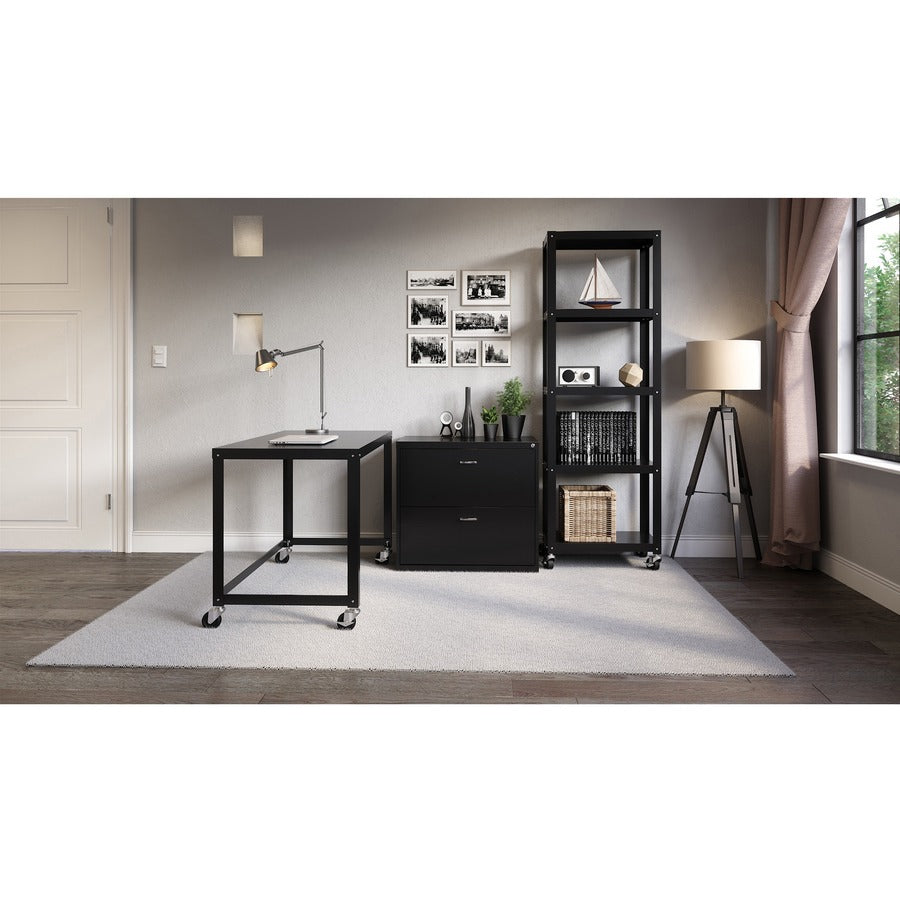 lorell-soho-personal-mobile-desk-for-table-toprectangle-top-x-48-table-top-width-x-23-table-top-depth-2950-height-assembly-required-black-1-each_llr34417 - 7