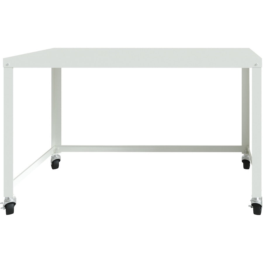 Lorell SOHO Personal Mobile Desk - For - Table TopRectangle Top x 48" Table Top Width x 23" Table Top Depth - 29.50" Height - Assembly Required - White - 1 Each