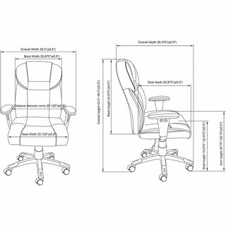 Lorell Executive High-back Chair - Bonded Leather Seat - Bonded Leather Back - High Back - Black - 1 Each