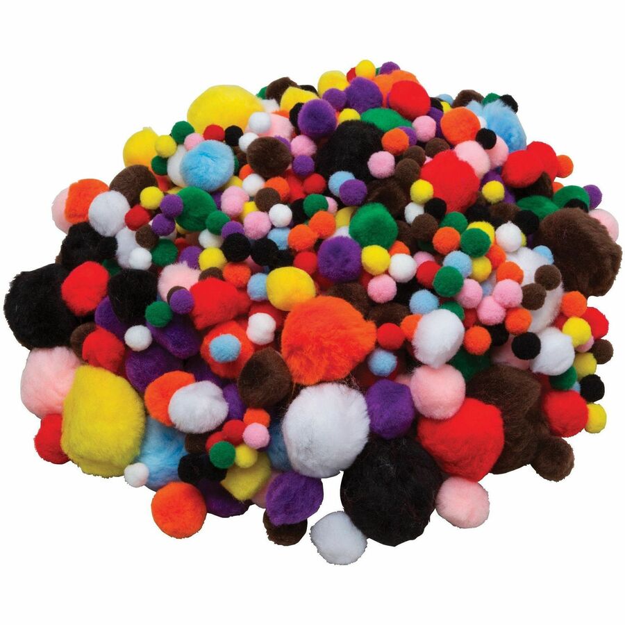 creativity-street-pom-pons-class-pack-classroom-recommended-for-3-year-300-pack-assorted_pacac815001 - 5