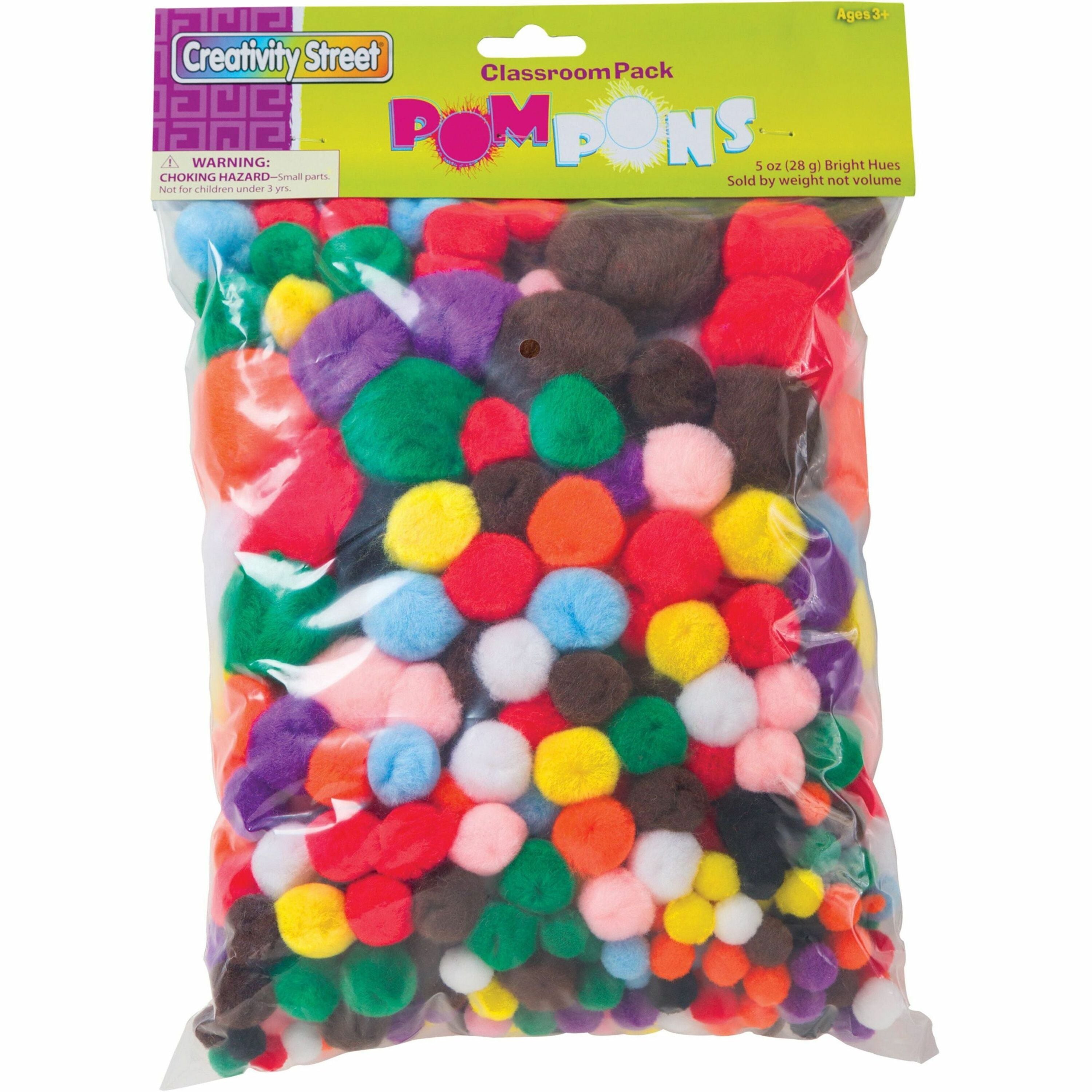 creativity-street-pom-pons-class-pack-classroom-recommended-for-3-year-300-pack-assorted_pacac815001 - 1