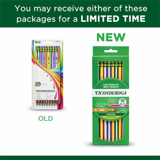 Ticonderoga Pre-Sharpened No. 2 Pencils - #2 Lead - Wood Barrel - 10 / Pack