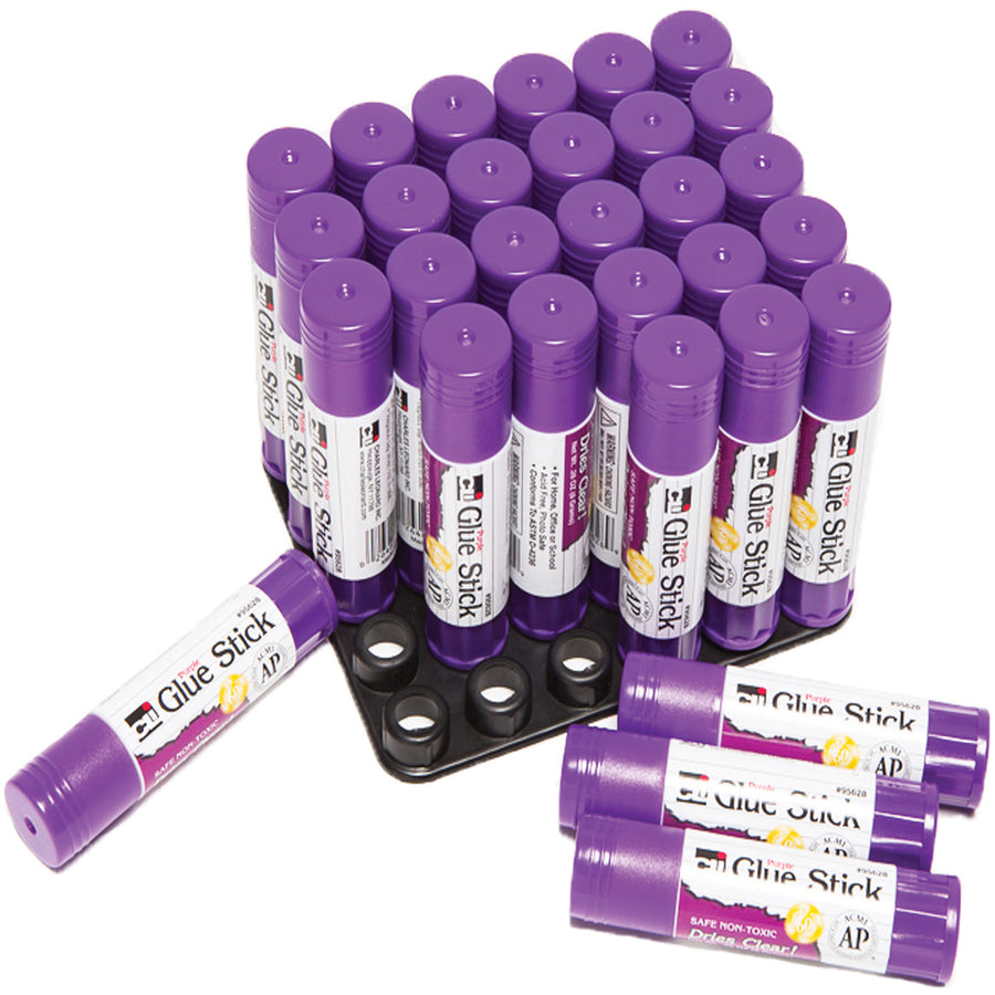 cli-glue-sticks-class-pack-028-oz-30-box-purple_leo95623 - 2