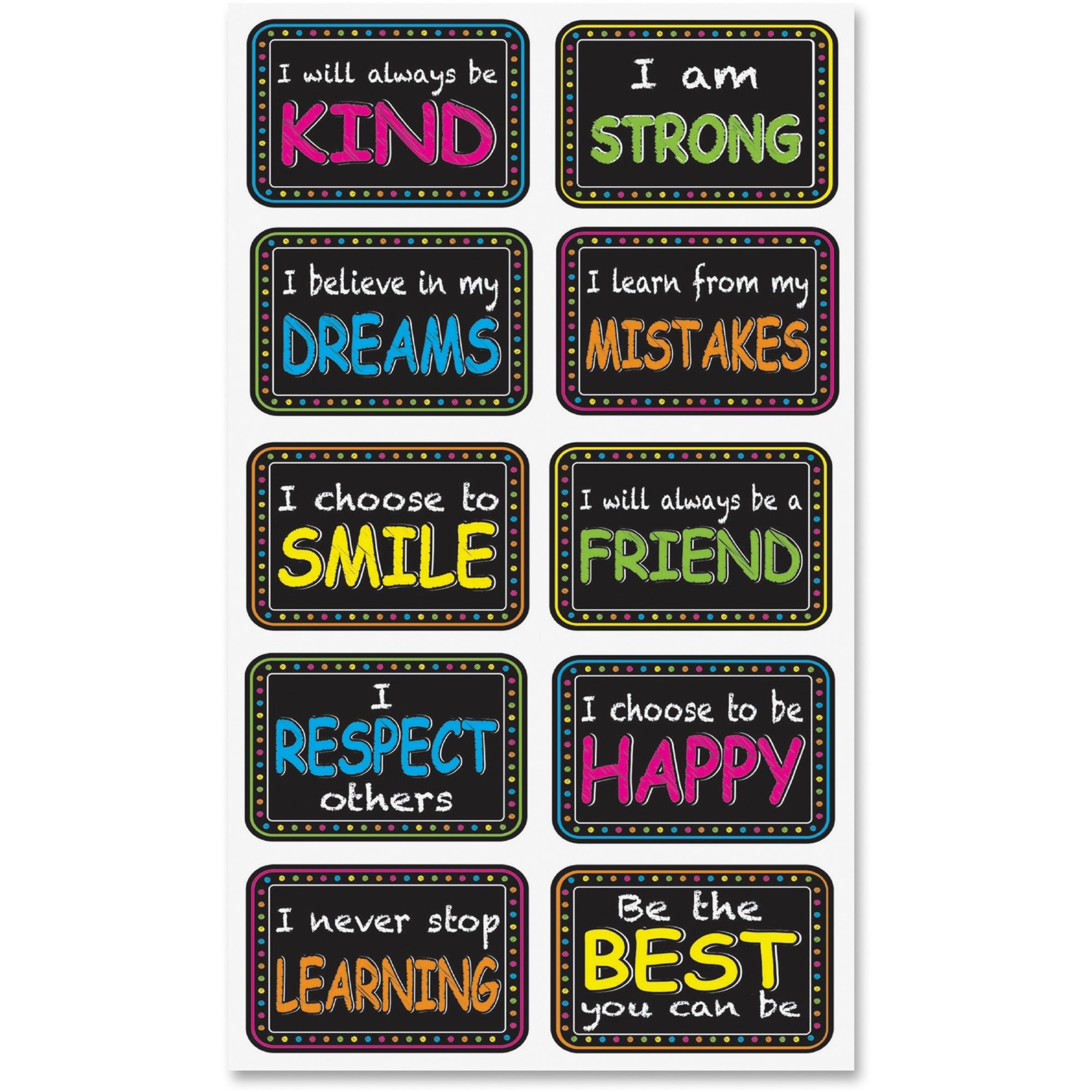 Ashley Character Building Mini Whiteboard Erasers Pack - 2" Width x 1.25" Length - Lightweight, Comfortable Grip - Multicolor - 10 / Pack