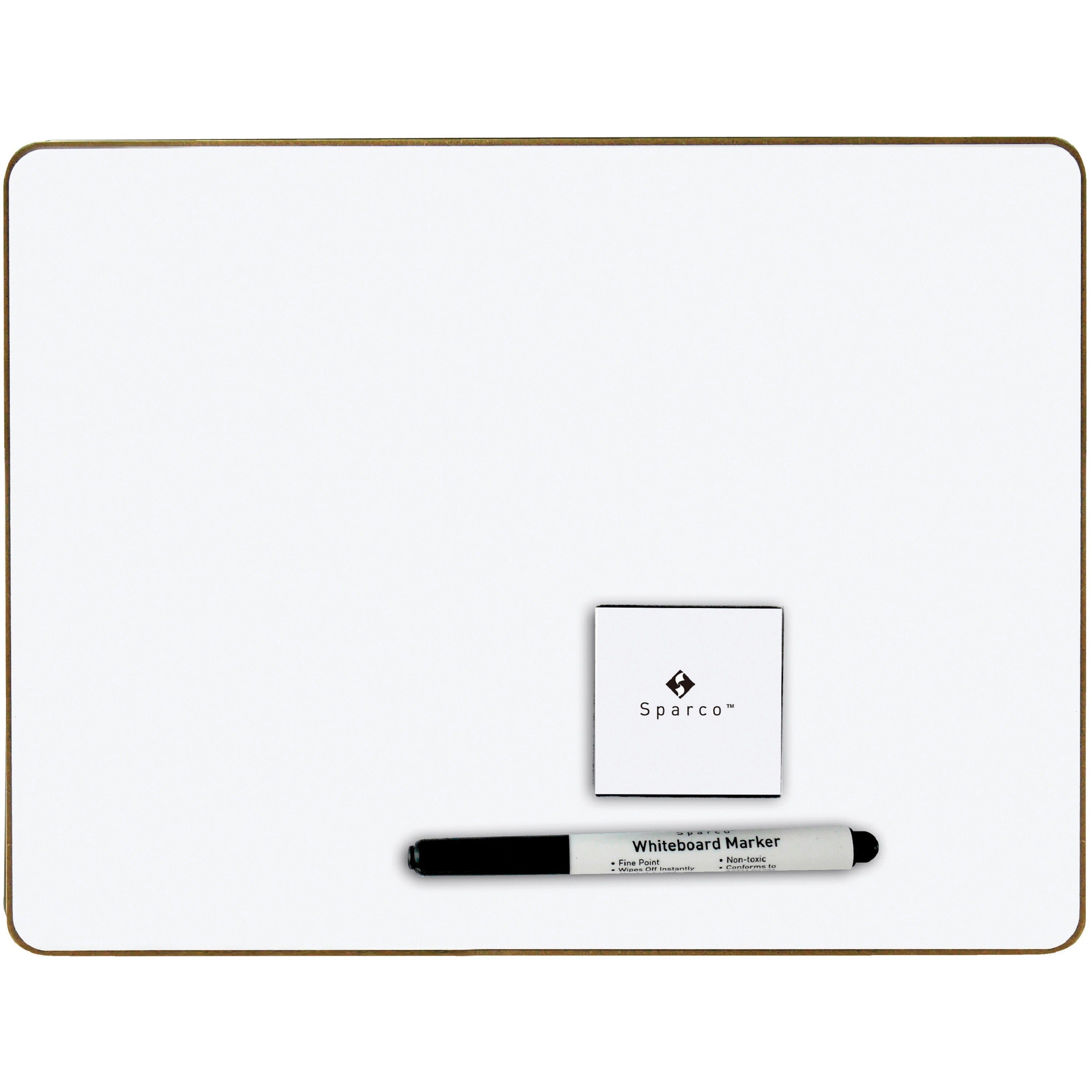 sparco-dry-erase-board-kit-with-12-sets-12-1-ft-width-x-9-08-ft-height-white-surface-magnetic-12-box_spr99817 - 1