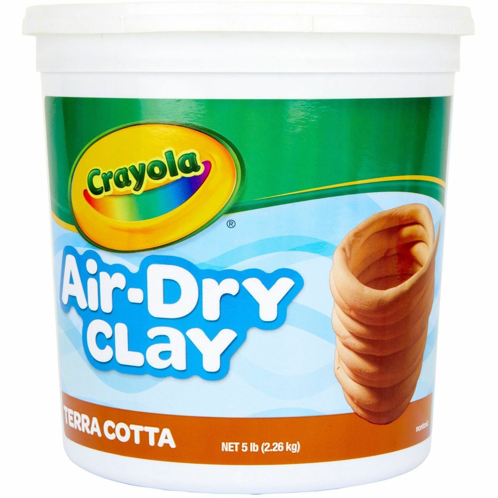 crayola-air-dry-clay-sculpture-1-each-terra-cotta_cyo572004 - 1